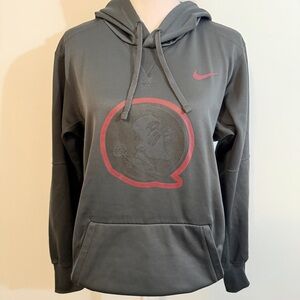 Nike Therma-Fit Florida State Seminoles Hoodie Men’s Small Gray